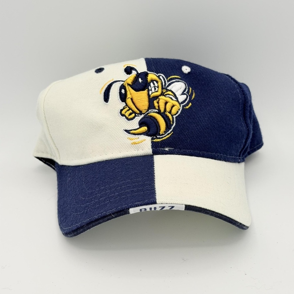 Georgia Tech Yellow Jackets Hat Cap Fitted Mens 7 1/4 Blue NCAA Football Zephyr